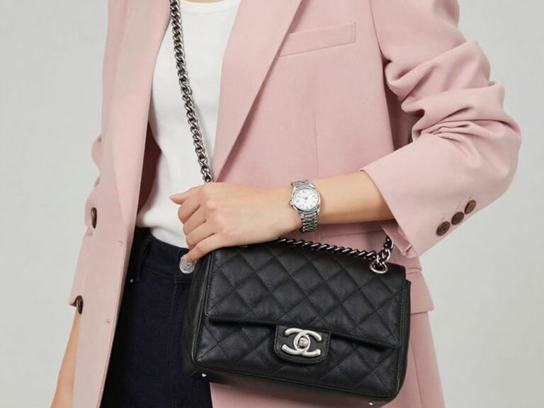 Elegant Pink Blazer Look