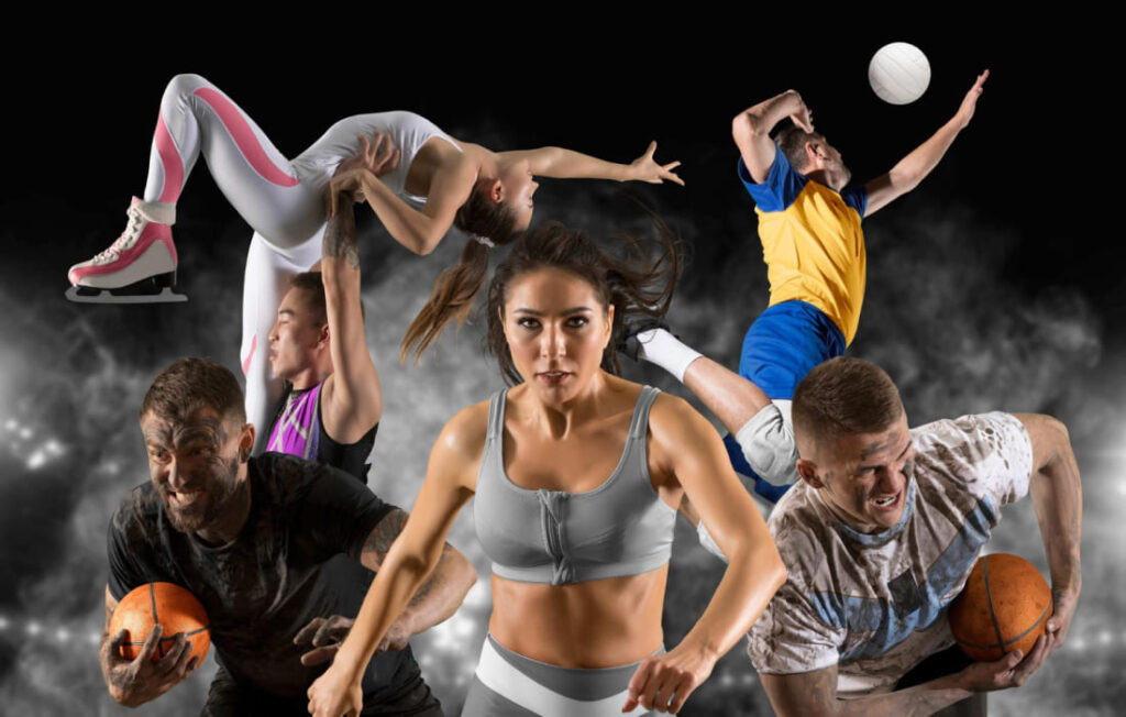 How does playing team sports benefit mental health?